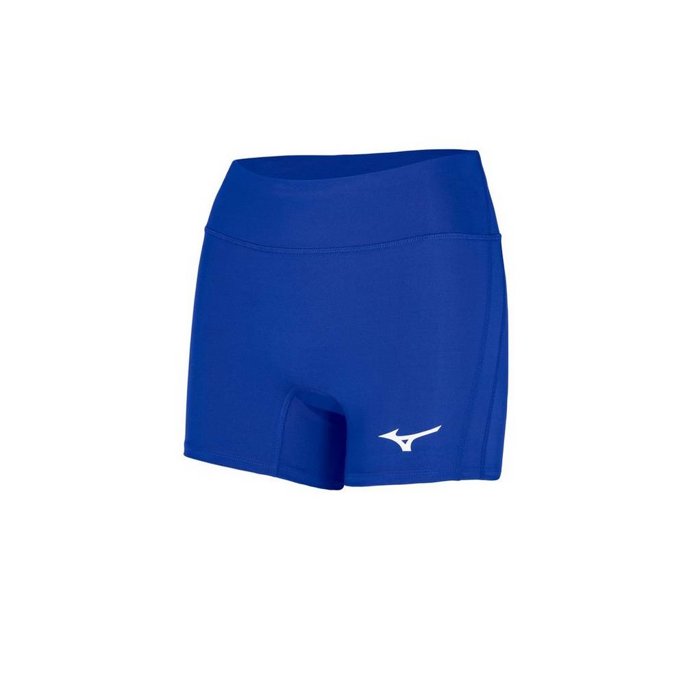 Pantalones Cortos Mizuno Voleibol Elevated 4" Inseam Para Mujer Azul Rey 3075968-IV